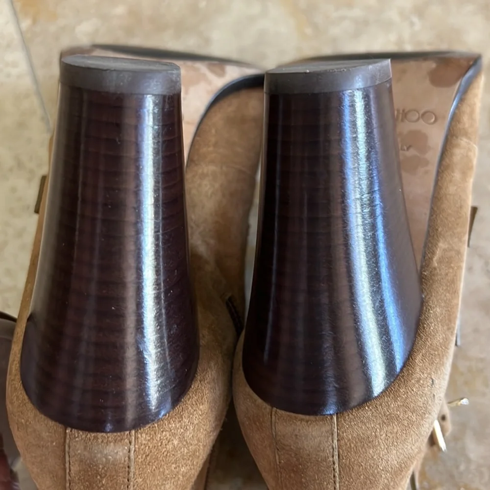 Jimmy CHOO Hutch Suede Triple Buckle Boot - Picture 8 of 8